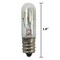 Satco S3913 15W 130V T4.5 Clear E12 Candelabra Base Incandescent light bulb